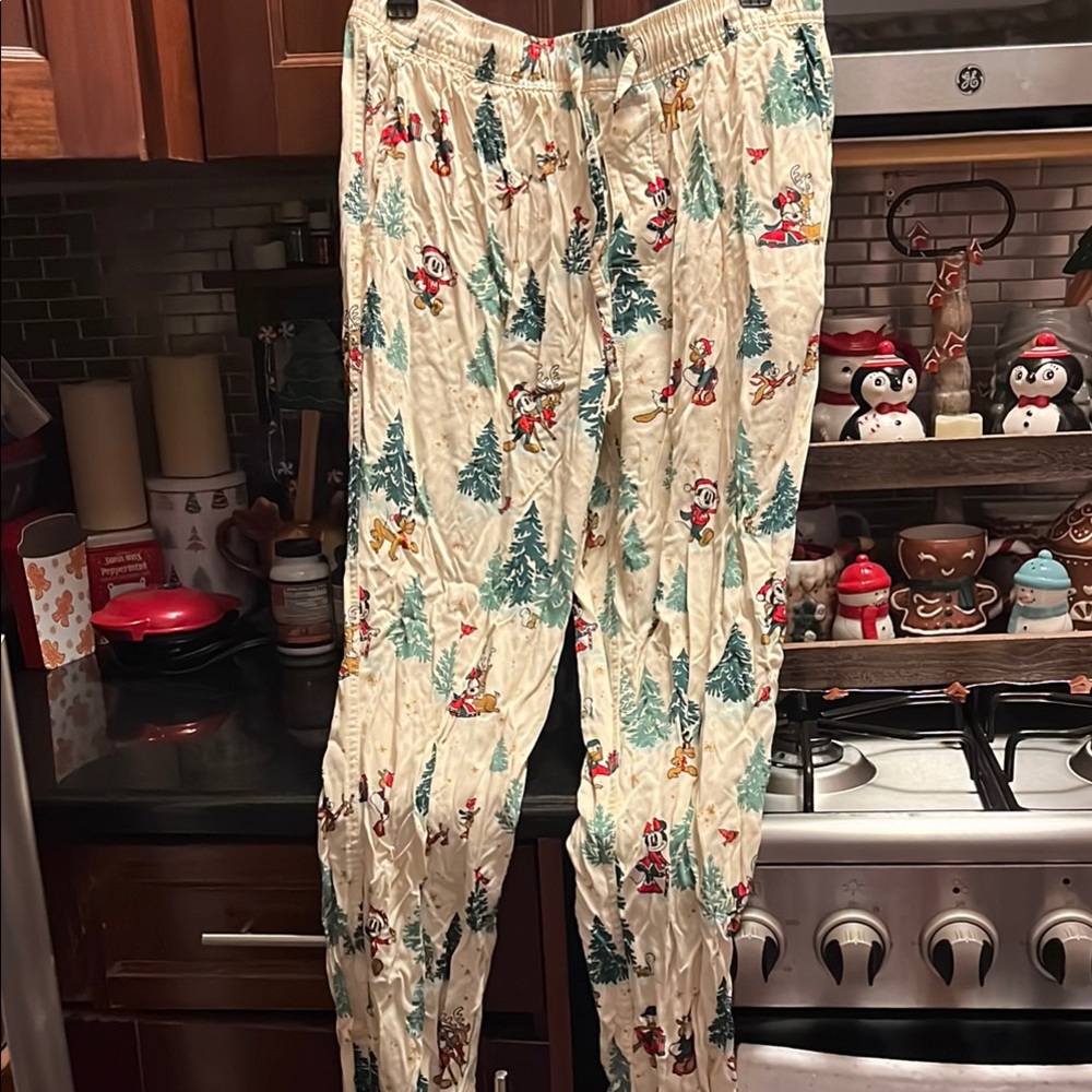 Disney Christmas pajama bottoms